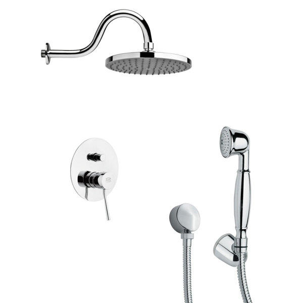 Remer by Nameek's Orsino Complete Shower System with Rough inValve